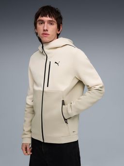 Puma - Off White Solid Regular Jacket