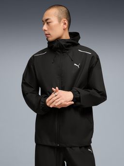 Puma - Black Solid Relaxed Jacket