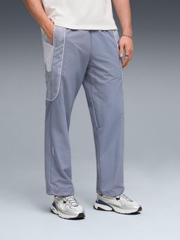Puma - Grey Colorblock Relaxed Trackpant