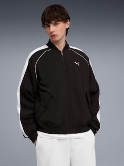 Puma - Black Solid Oversized Jacket