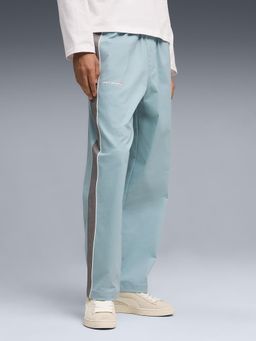 Puma - Blue Colorblock Relaxed Trackpant