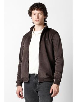 Van Heusen - Brown Textured Regular Sweatshirt