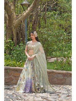 Soniya G - Multi-Color Lehenga with Blouse and Dupatta