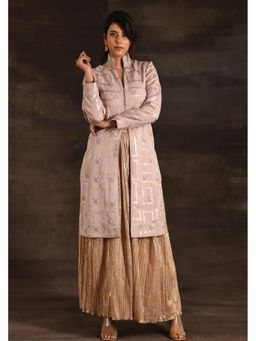 Soniya G - Pink Embroidered Kurta with Skirt