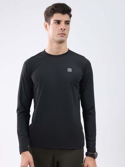 Rock.it - Mens Regular Fit Solid Round Neck Full Sleeve T-shirt