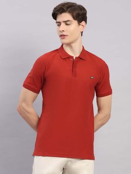 Monte Carlo - Mens Regular Fit Stand Collar Half Sleeve Polo T-shirt