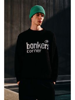 Bonkers Corner - Classic Club Black Sweatshirt for Men