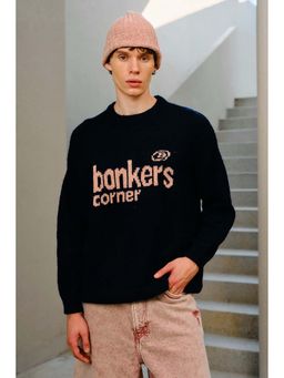 Bonkers Corner - Classic Club Navy Blue Sweatshirt for Men