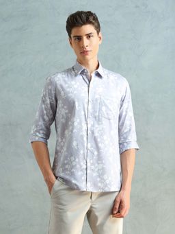 Arrow Newyork - Mens Floral Printed Slim Fit Shirt