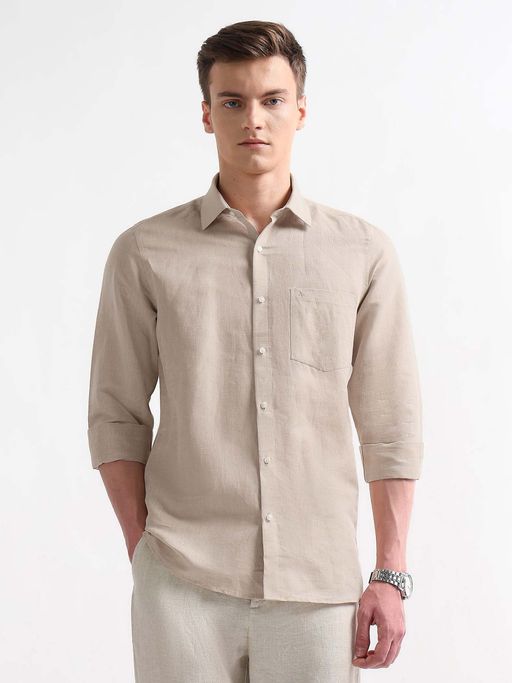 Arrow Mens Solid Regular Fit Shirt
