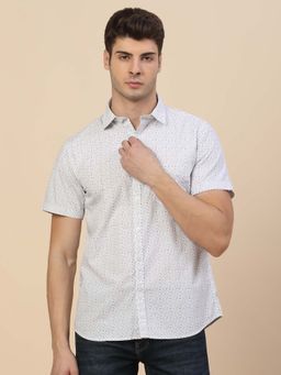 Cantabil - Breathable and Soft with Color Fastness Regular Fit Shirt for Men