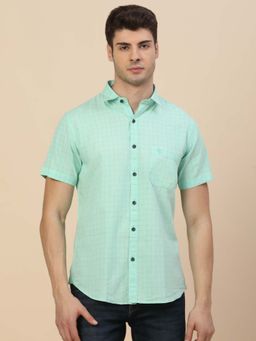 Cantabil - Breathable and Soft with Color Fastness Regular Fit Shirt for Men