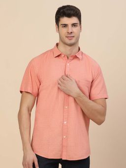 Cantabil - Breathable and Soft with Color Fastness Regular Fit Shirt for Men