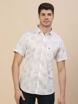 Cantabil - Breathable and Soft with Color Fastness Regular Fit Shirt for Men