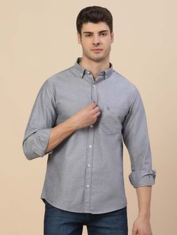 Cantabil - Breathable and Soft with Color Fastness Regular Fit Shirt for Men