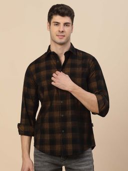 Cantabil - Breathable and Soft with Color Fastness Regular Fit Shirt for Men