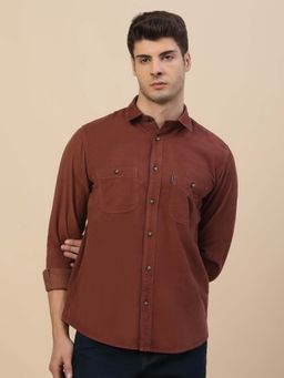 Cantabil - Breathable and Soft with Color Fastness Regular Fit Shirt for Men