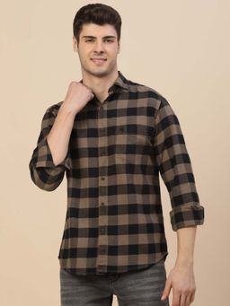 Cantabil - Breathable and Soft with Color Fastness Regular Fit Shirt for Men
