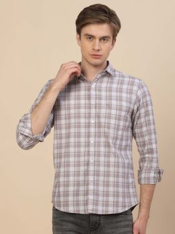 Cantabil - Breathable and Soft with Color Fastness Regular Fit Shirt for Men