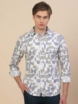 Cantabil - Breathable and Soft with Color Fastness Regular Fit Shirt for Men