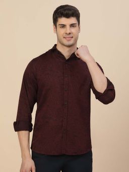 Cantabil - Breathable and Soft with Color Fastness Regular Fit Shirt for Men