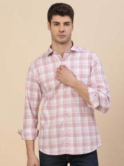 Cantabil - Breathable and Soft with Color Fastness Regular Fit Shirt for Men