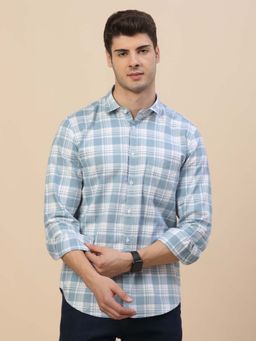 Cantabil - Breathable and Soft with Color Fastness Regular Fit Shirt for Men
