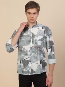Cantabil - Breathable and Soft with Color Fastness Regular Fit Shirt for Men