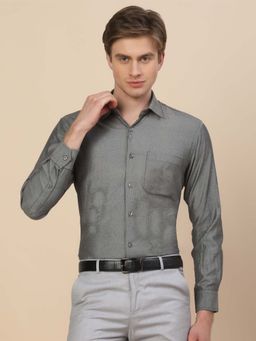 Cantabil - Breathable and Soft with Color Fastness Regular Fit Shirt for Men
