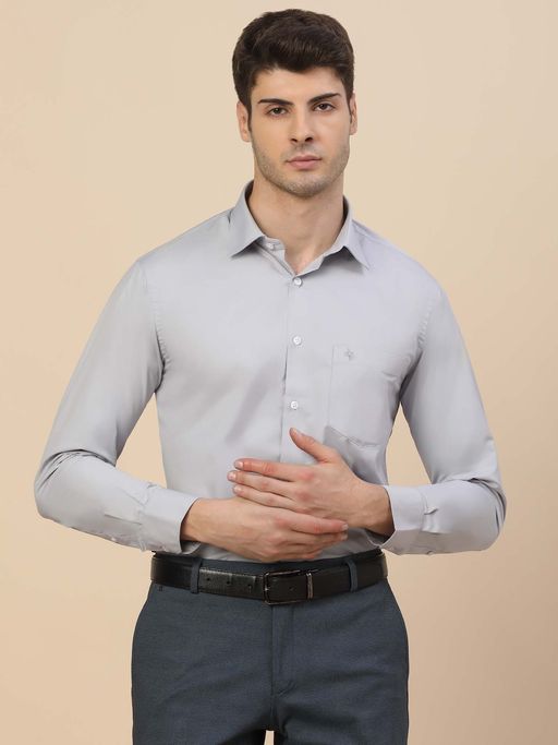 Cantabil Breathable and Soft with Color Fastness Regular Fit Shirt for Men