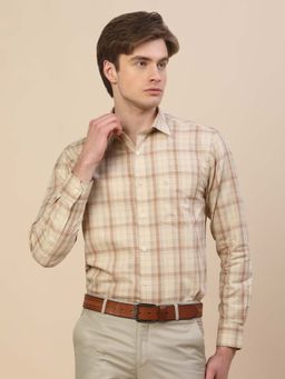 Cantabil - Breathable and Soft with Color Fastness Regular Fit Shirt for Men