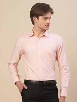 Cantabil - Breathable and Soft with Color Fastness Regular Fit Shirt for Men