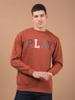 Cantabil - Breathable and Soft with Color Fastness Regular Fit Sweatshirt for Men