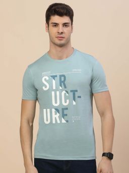 Cantabil - Breathable and Soft with Color Fastness Regular Fit T-shirt for Men