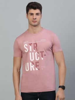 Cantabil - Breathable and Soft with Color Fastness Regular Fit T-shirt for Men