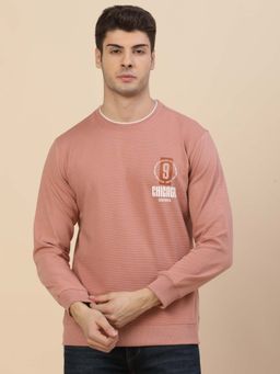 Cantabil - Breathable and Soft with Color Fastness Regular Fit Sweatshirt for Men