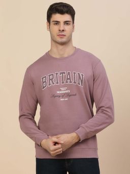 Cantabil - Breathable and Soft with Color Fastness Regular Fit Sweatshirt for Men