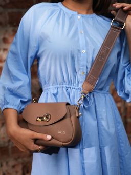 Inc.5 - Womens Brown Casual Solid Sling Bag