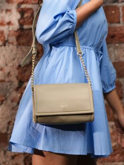 Inc.5 - Womens Green Casual Solid Sling Bag