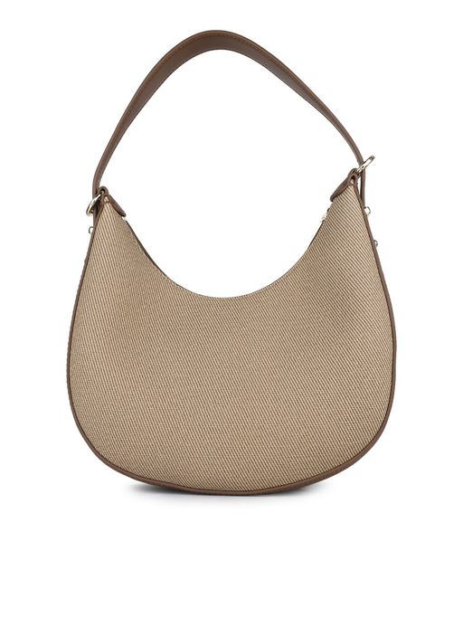 Shoulder Bag Borbonese Online Shop Womens Brown Party Textured