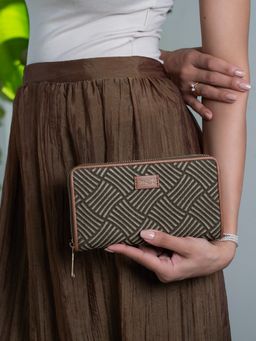 Inc.5 - Womens Green Party Textured Wallet