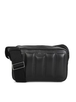 Calvin Klein - Quilted Black Polyester Crossbody Bag
