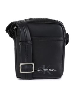 Calvin Klein - Logo Black Pu Crossbody Bag