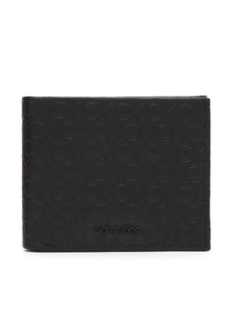 Calvin Klein - Logo Black Leather Bi-Fold Wallet
