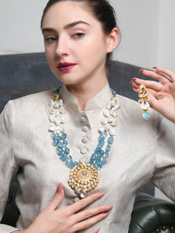 Odette - Multicolour Metal Necklace Set (Set of 2)