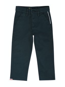 Allen Solly Junior - Boys Navy Slim Fit Solid Trousers
