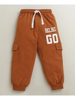 Bumzee - Rust Boys Cotton Full Length Jogger