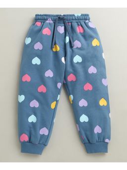 Bumzee - Blue Girls Cotton Jogger