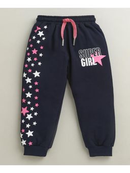 Bumzee - Navy Girls Cotton Jogger