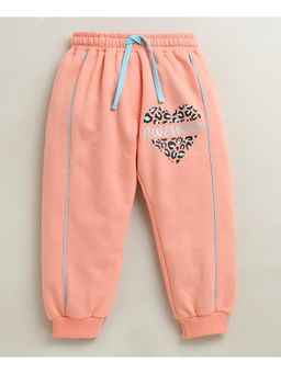 Bumzee - Peach Girls Cotton Jogger